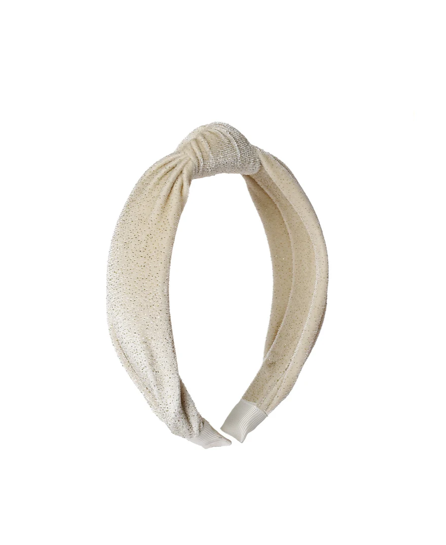 קשת לשיער - קטיפה מנצנצת