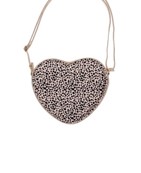 תיק צד - לב מנומר