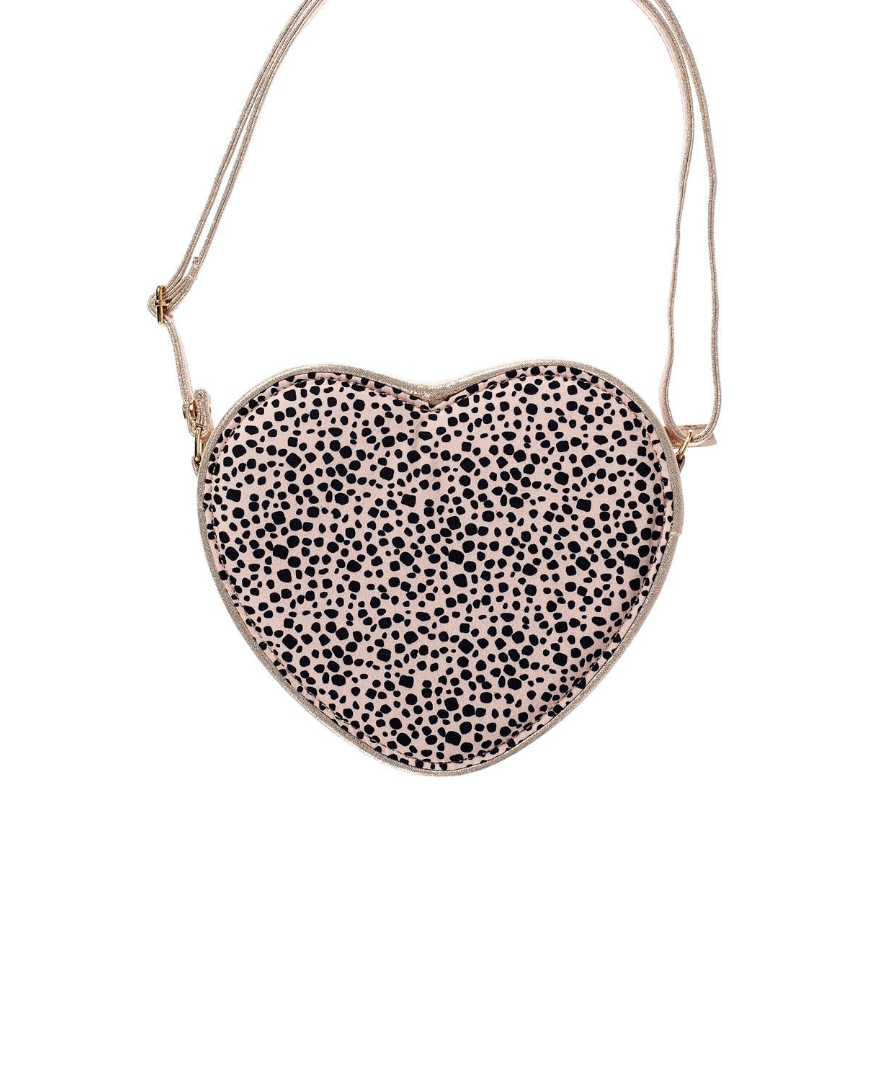 תיק צד - לב מנומר