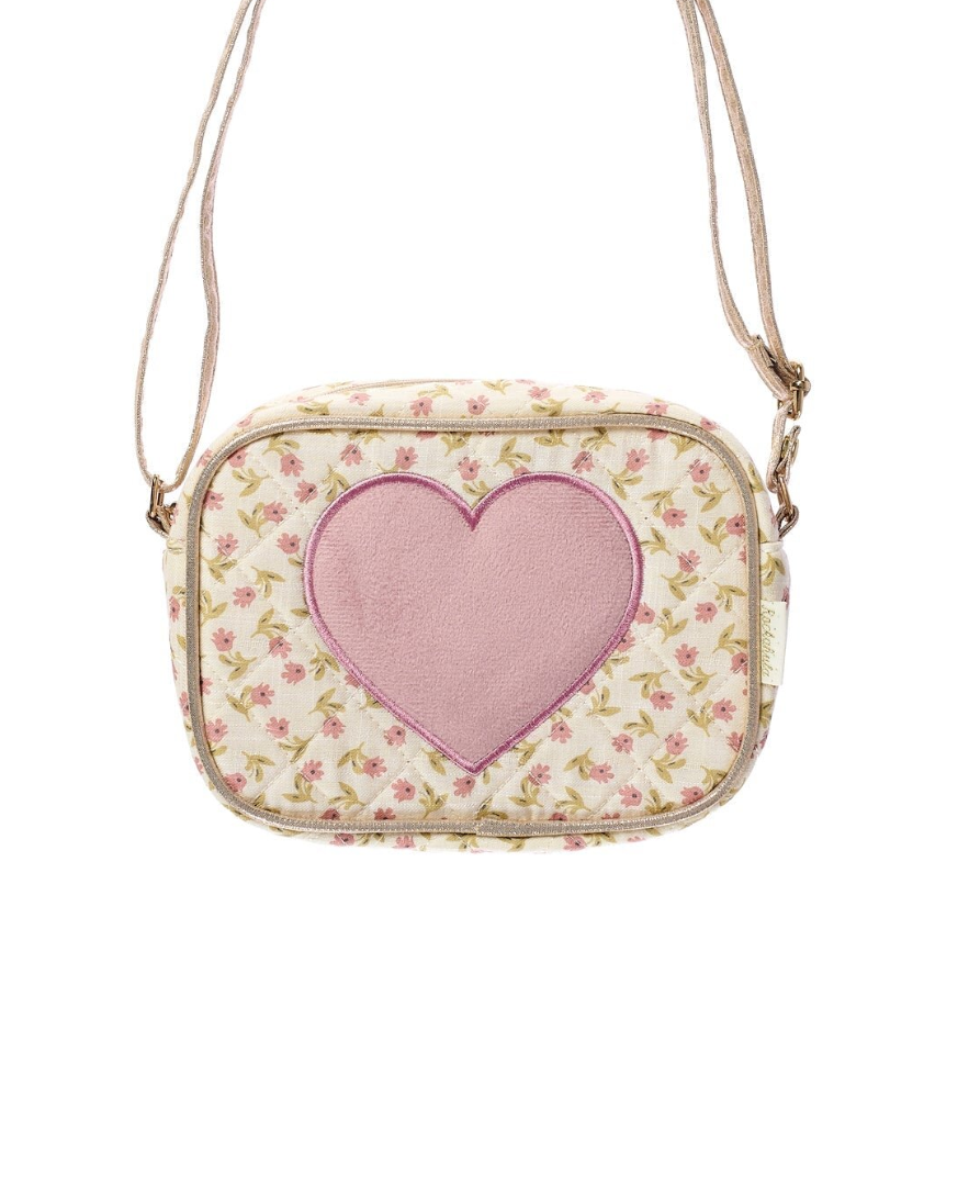 תיק צד - לב רקום❄️💗