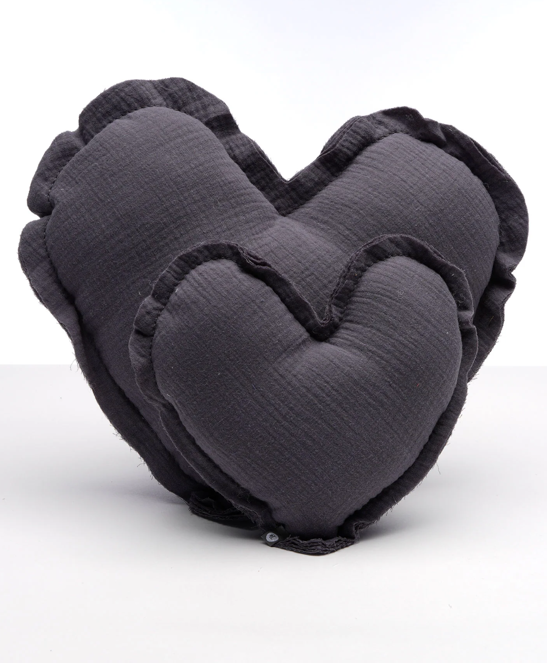 כרית חיבוק טטרה - לב - אפור כהה (קטן)