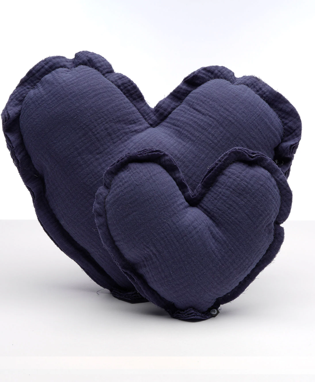כרית חיבוק טטרה - לב - כחול אינדיגו (קטן)