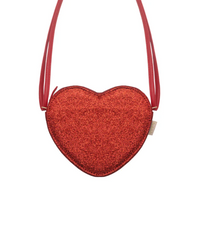 תיק צד - לב אדום מנצנץ