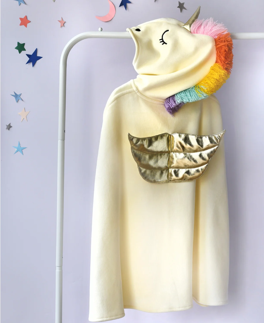 גלימת קטיפה - חד קרן 🦄🌈