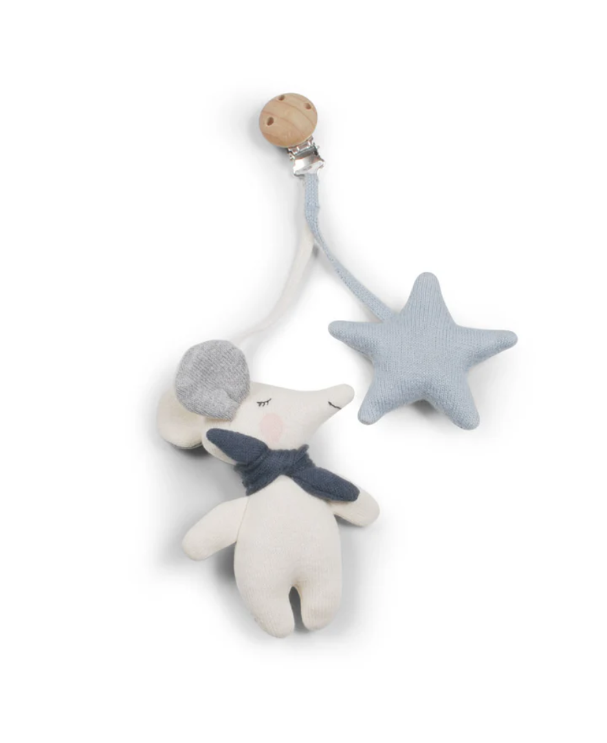 צעצוע סרוג לעגלה - עכברון