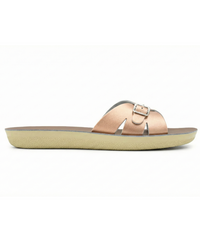 כפכפי עור Boardwalk Slides לנשים מבית Salt Water מושלמים לקיץ הישראלי