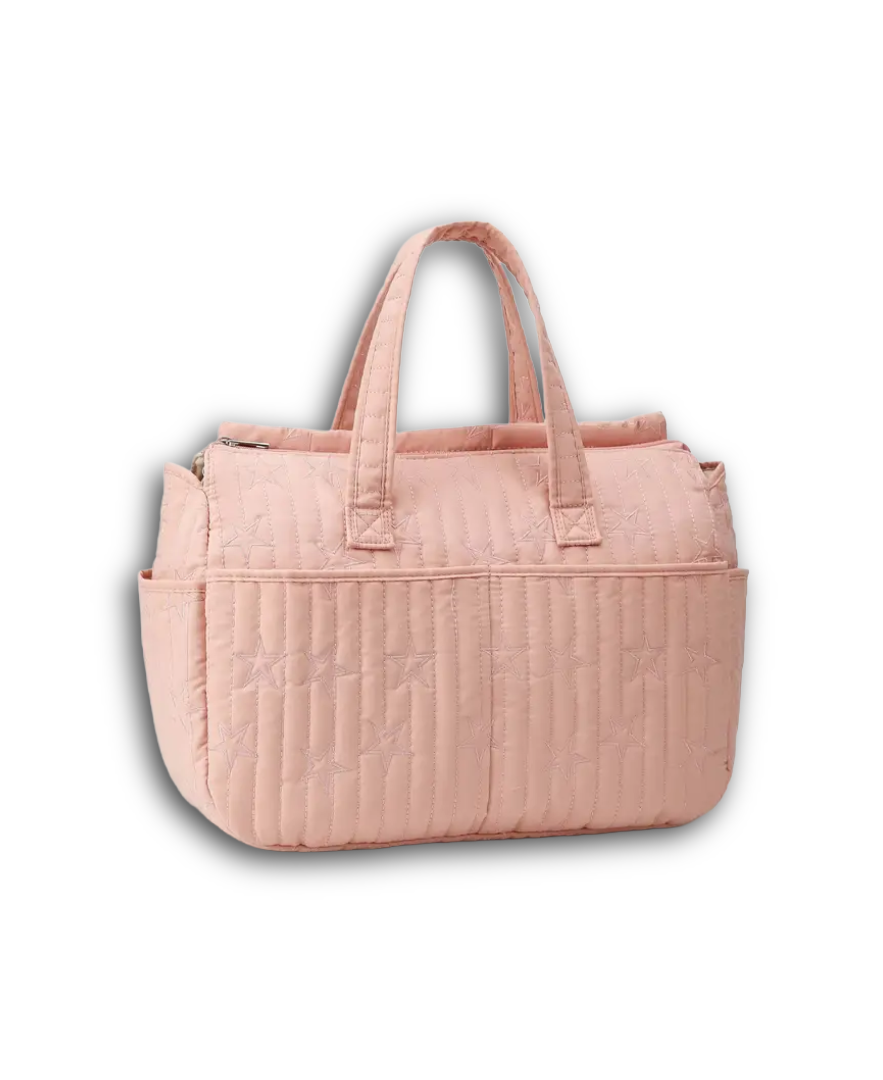 תיק החתלה ורדרד מרופד ורך לתינוק