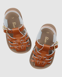 סנדלי ילדים Sailor כאמל לצעד ראשון עם חרטום סגור וסוליה נוחה